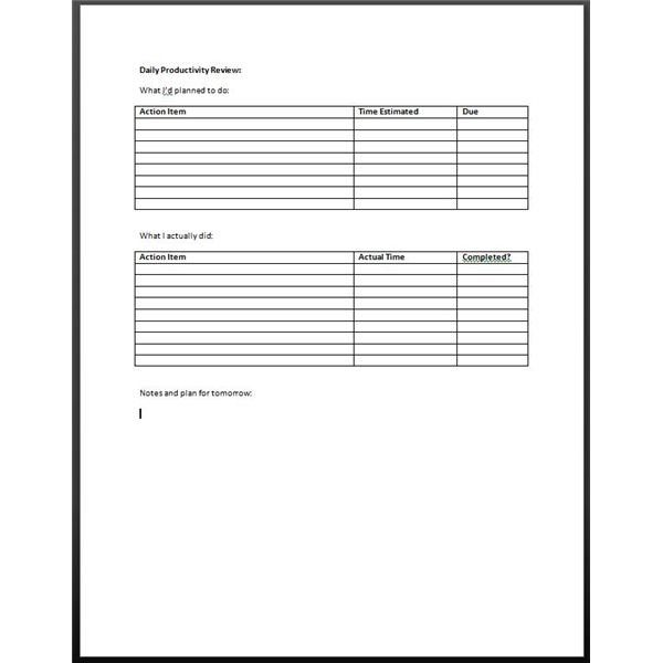 productivity-planner-template-blank-pdf