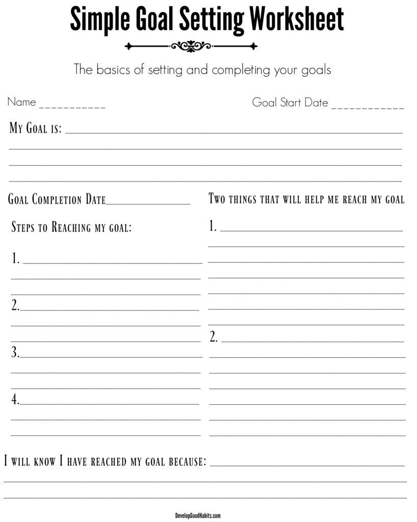 Simple-Goal-Setting-WORD_DOC-2018-2019-FREE-Goal-Setting-Worksheets and templates